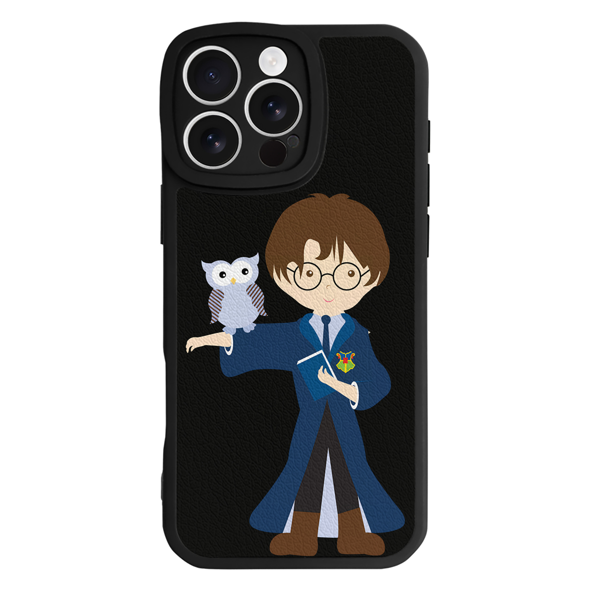 （画像用） Harry Potter ハリー・ポッターシリーズ 【iPhone 16シリーズ対応】シリコンスマホケース（レザー調） 材質：シリコン